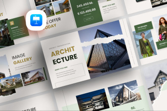 Minimalist Architecture Agency Keynote Template